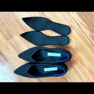 Rothy’s Black Honeycomb Points 8.5